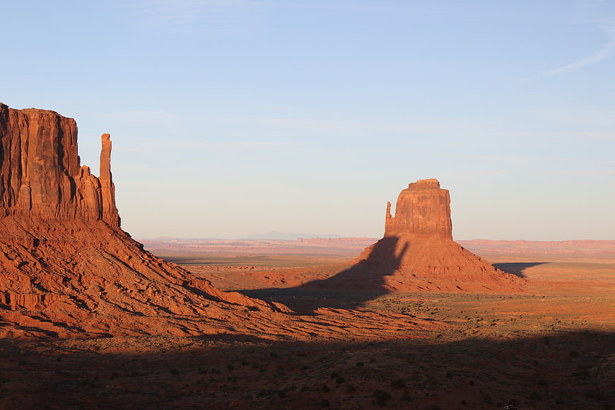 Monument Valley Red Rock Buttes Desert Landscape