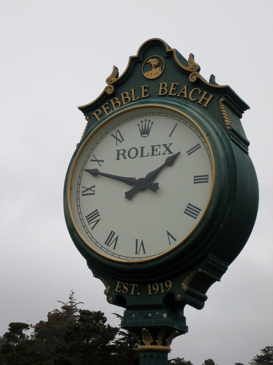 Vintage Rolex Clock at Pebble Beach Golf Links