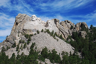 Mount Rushmore National Memorial Sculpture in South Dakota