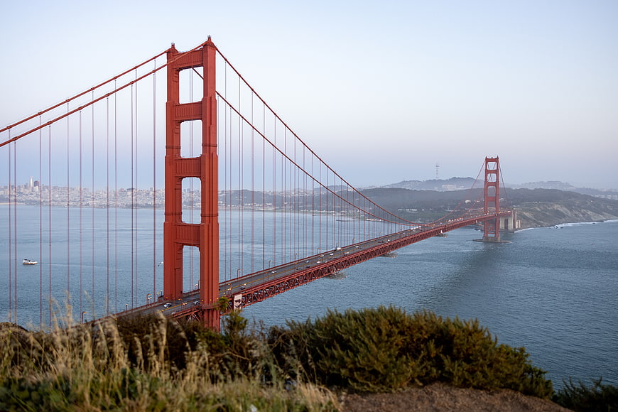 Golden Gate Bridge San Francisco Bay View