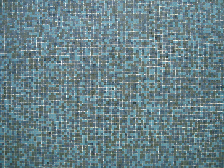 Blue mosaic tile texture background pattern