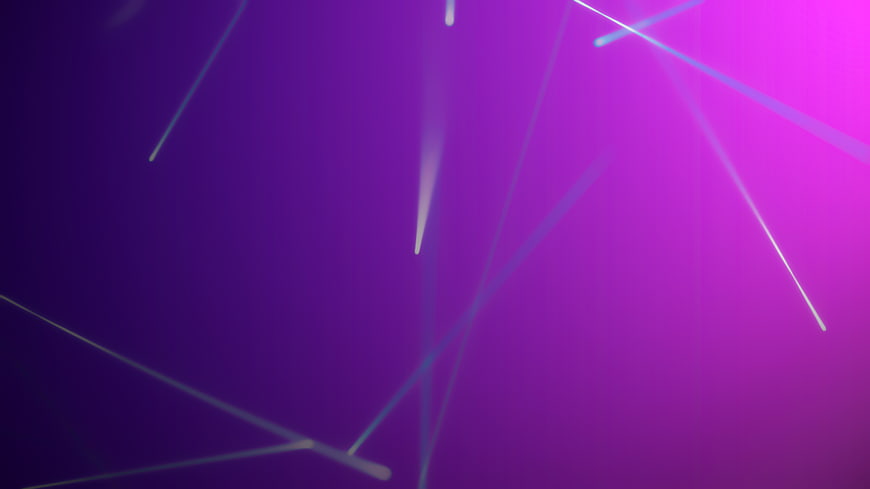 Abstract purple gradient background with glowing light streaks
