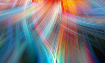 Abstract Colorful Swirl Lines Background
