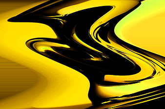 Abstract Liquid Gold Wave Background