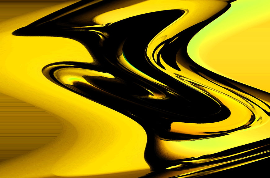 Abstract Liquid Gold Wave Background