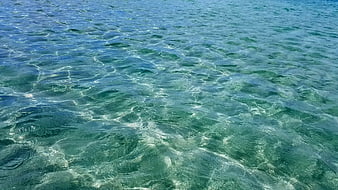 Crystal Clear Turquoise Ocean Water Surface Texture
