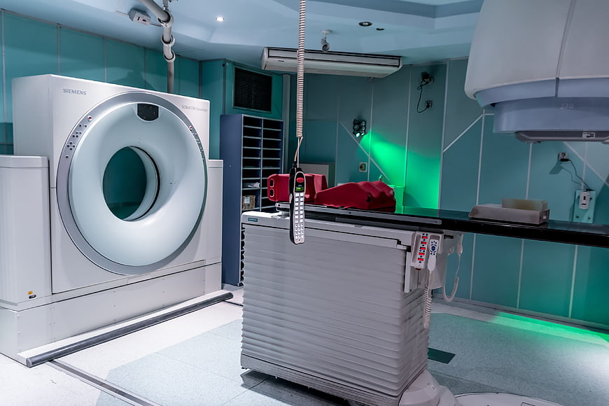Modern MRI Scanner and X-Ray Room Interior