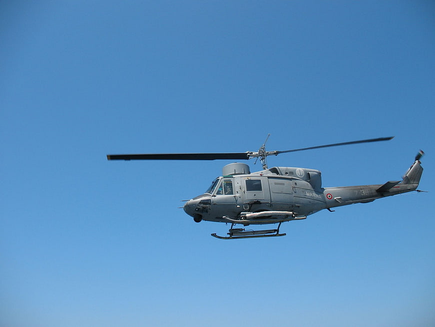 Italian Navy AgustaWestland AW109 Helicopter in Flight