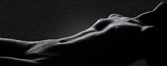 Black and White Artistic Nude Female Body Sculpture