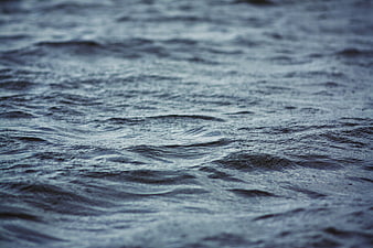 Close-up of dark rippling water surface texture