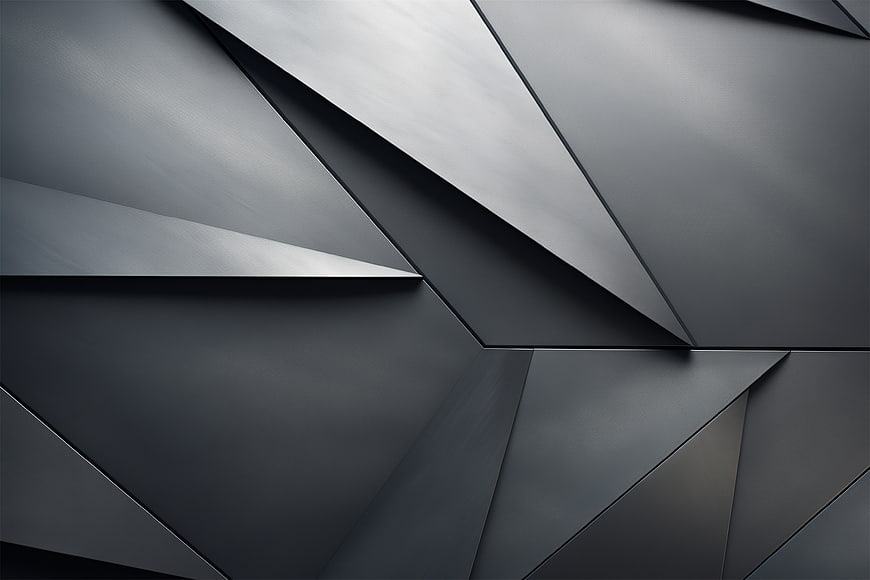 Abstract Dark Geometric Metal Texture Background