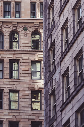 Ornate Historic Building Facade with Arched Windows