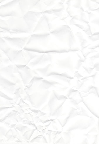 White Crumpled Paper Texture Background
