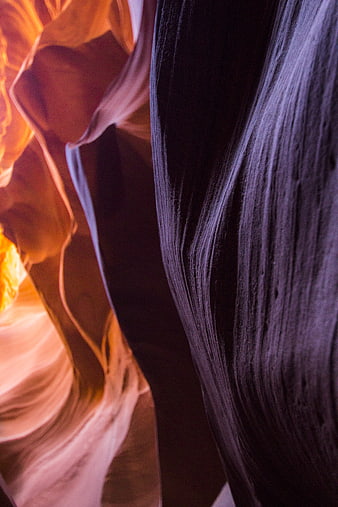 Abstract Antelope Canyon Sandstone Rock Formations