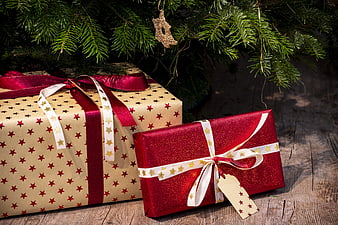 Christmas Gift Boxes Under Tree