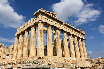 Parthenon Temple on Acropolis in Athens, Greece
