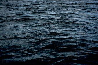 Dark Blue Ocean Waves Texture Background