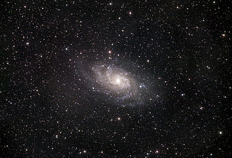 Triangulum Galaxy in Deep Space