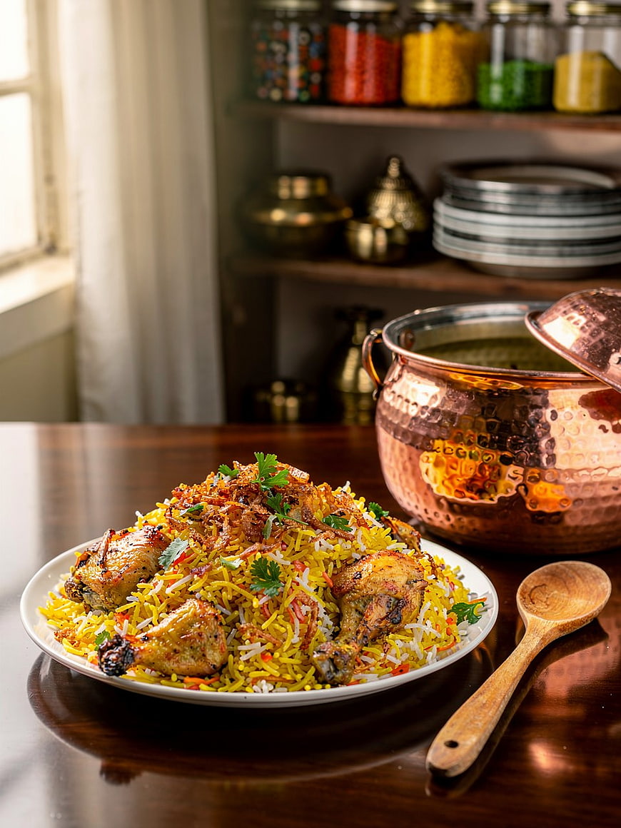 Delicious Chicken Biryani with Aromatic Spices