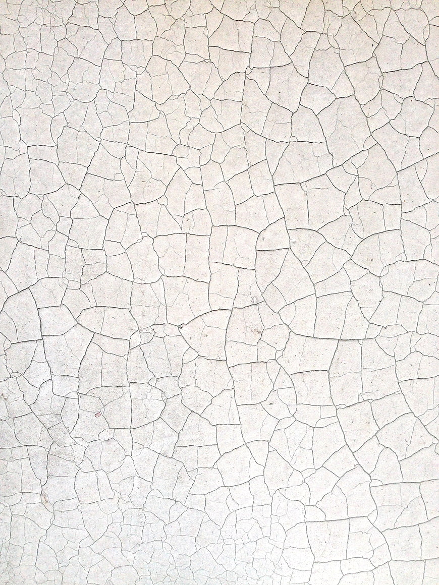 White Cracked Paint Texture Background