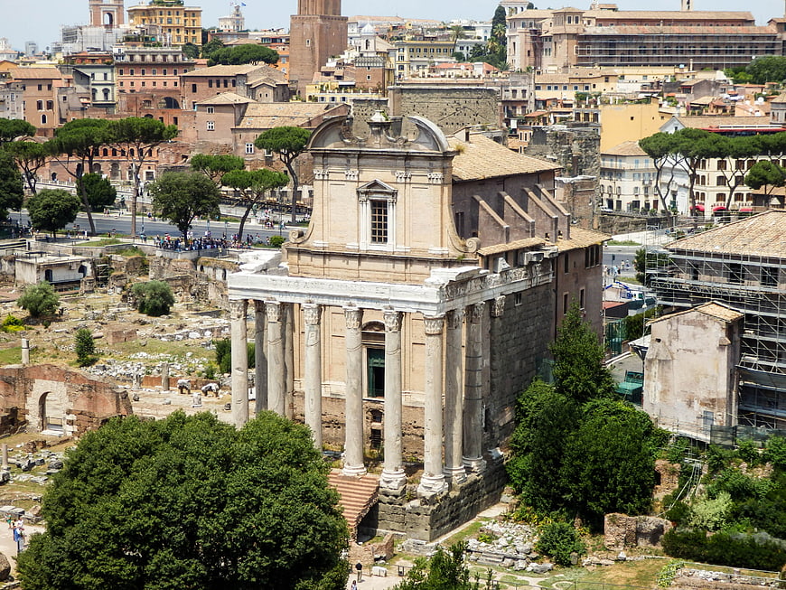 Temple of Antoninus and Faustina in the Roman Forum, Rome