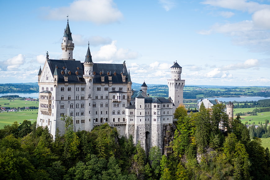 Neuschwanstein Castle in Bavaria, Germany