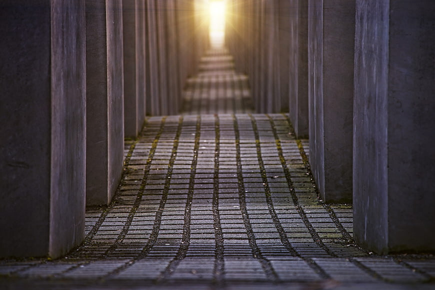 Concrete Slabs at Holocaust Memorial Berlin