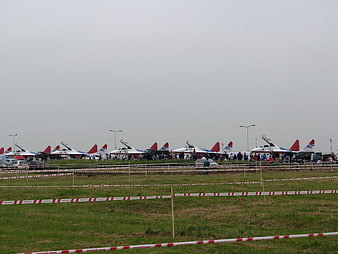 Russian Air Force Su-27 Flankers at Air Show