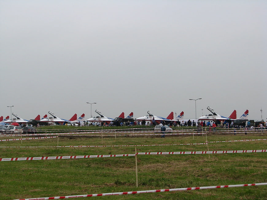 Russian Air Force Su-27 Flankers at Air Show