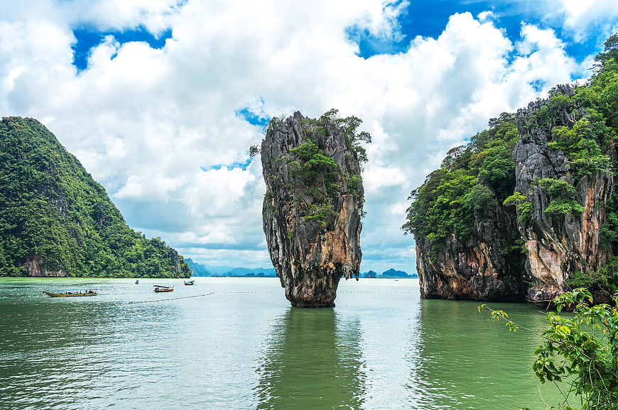 James Bond Island limestone karst in Phang Nga Bay, Thailand