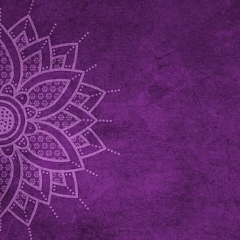 Purple Mandala Pattern on Textured Background