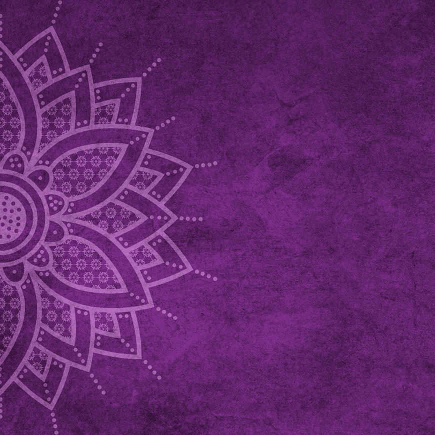Purple Mandala Pattern on Textured Background