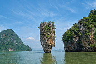 James Bond Island limestone karst in Phang Nga Bay, Thailand