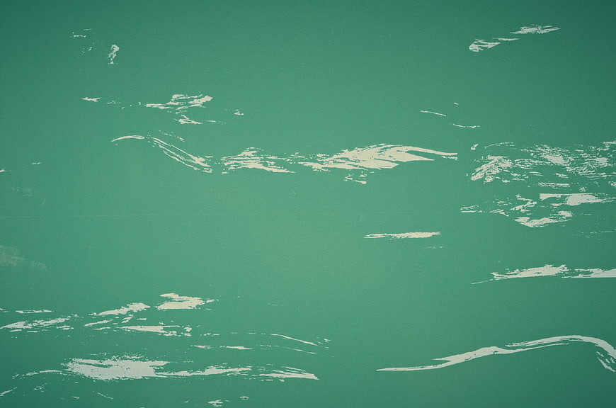 Abstract Green Grunge Texture Background with White Scratches