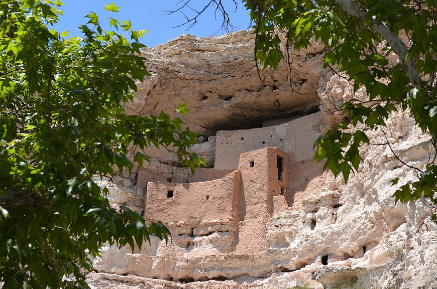 Sinagua Cliff Dwelling at Montezuma Castle National Monument, Arizona