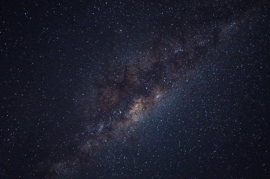 Milky Way Galaxy Night Sky with Stars