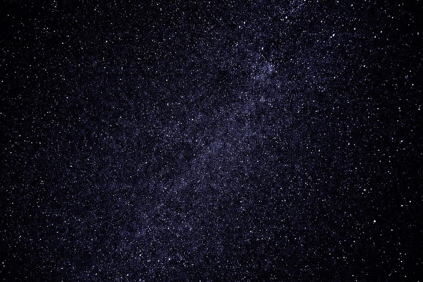 Starry Night Sky with Milky Way Galaxy Background