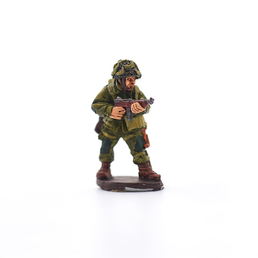 Painted WWII Infantry Miniature Soldier Figurine