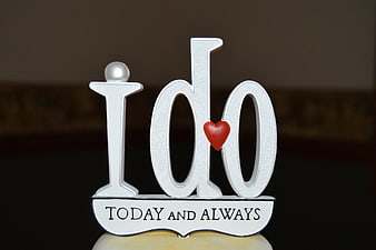 I Do Today and Always Wedding Cake Topper