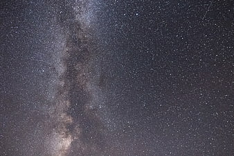 Milky Way Galaxy in Starry Night Sky