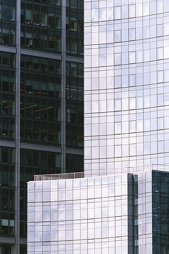 Modern Glass Skyscraper Facade Architecture