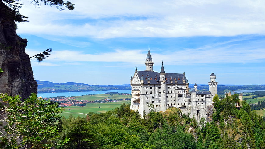 Neuschwanstein Castle in Bavaria, Germany