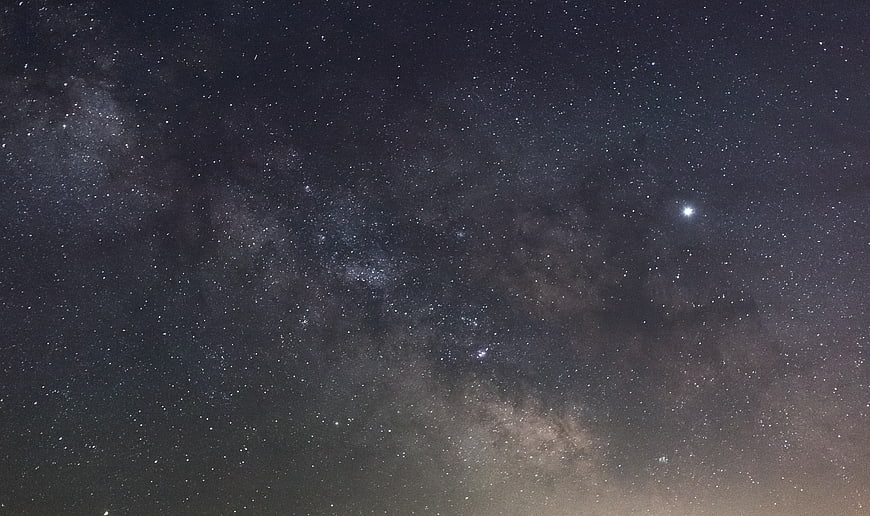 Milky Way Galaxy Night Sky with Stars