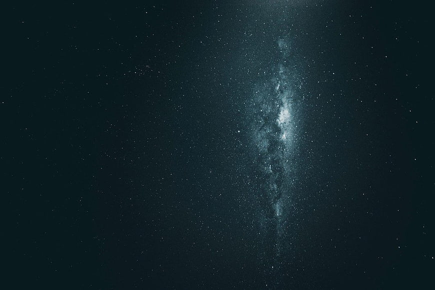 Milky Way Galaxy Vertical Night Sky