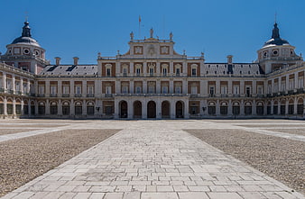 Royal Palace of Madrid Facade and Courtyard