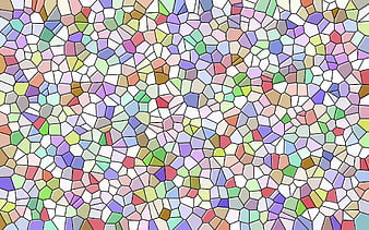 Abstract Pastel Mosaic Pattern Background