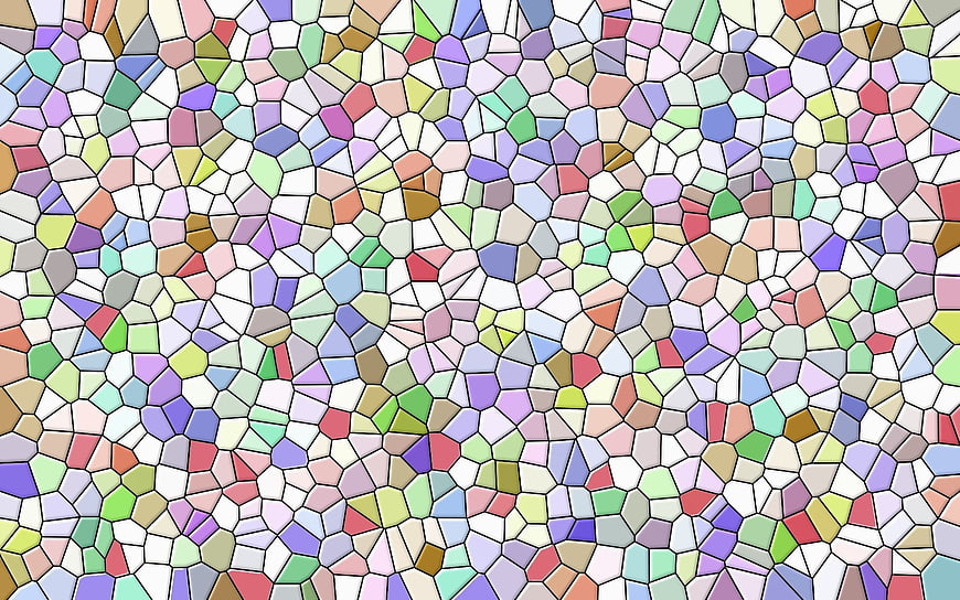 Abstract Pastel Mosaic Pattern Background