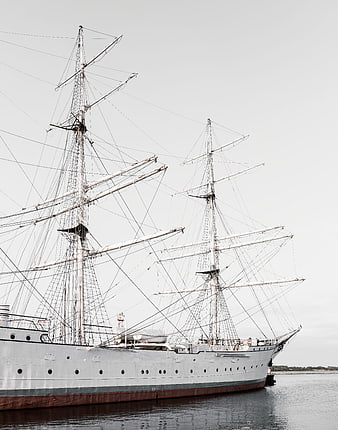 Gorch Fock Sailing Ship Masted Rigging Detail