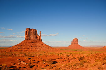 Monument Valley Buttes in Utah Desert Landscape