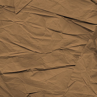 Crumpled brown paper texture background